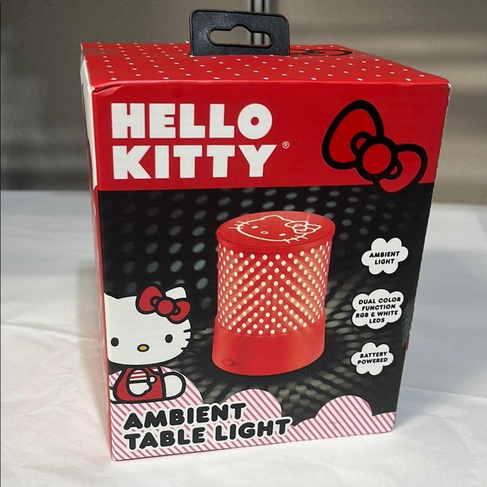 Hello Kitty Red Ambient Table Light